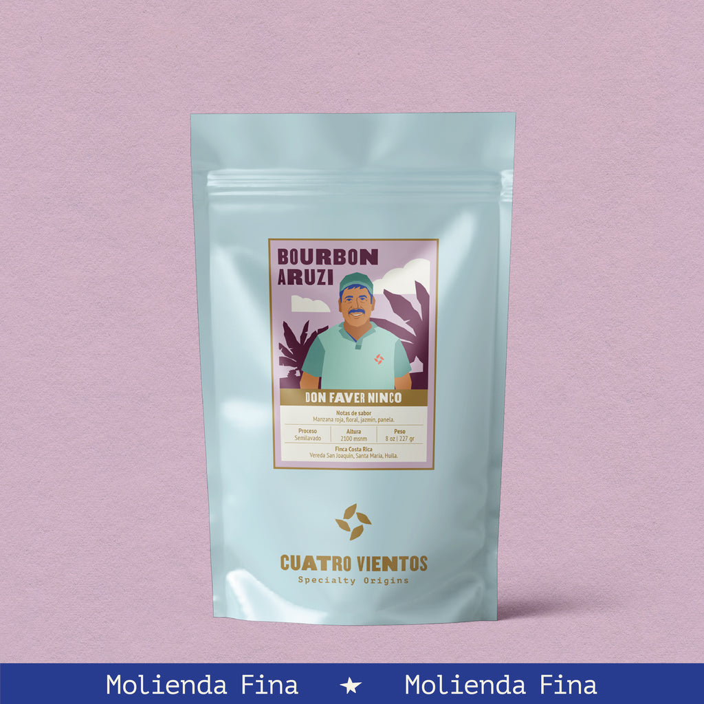 Bourbon Aruzi Semilavado de Faver Ninco