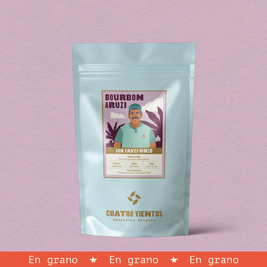 Bourbon Aruzi Semilavado de Faver Ninco
