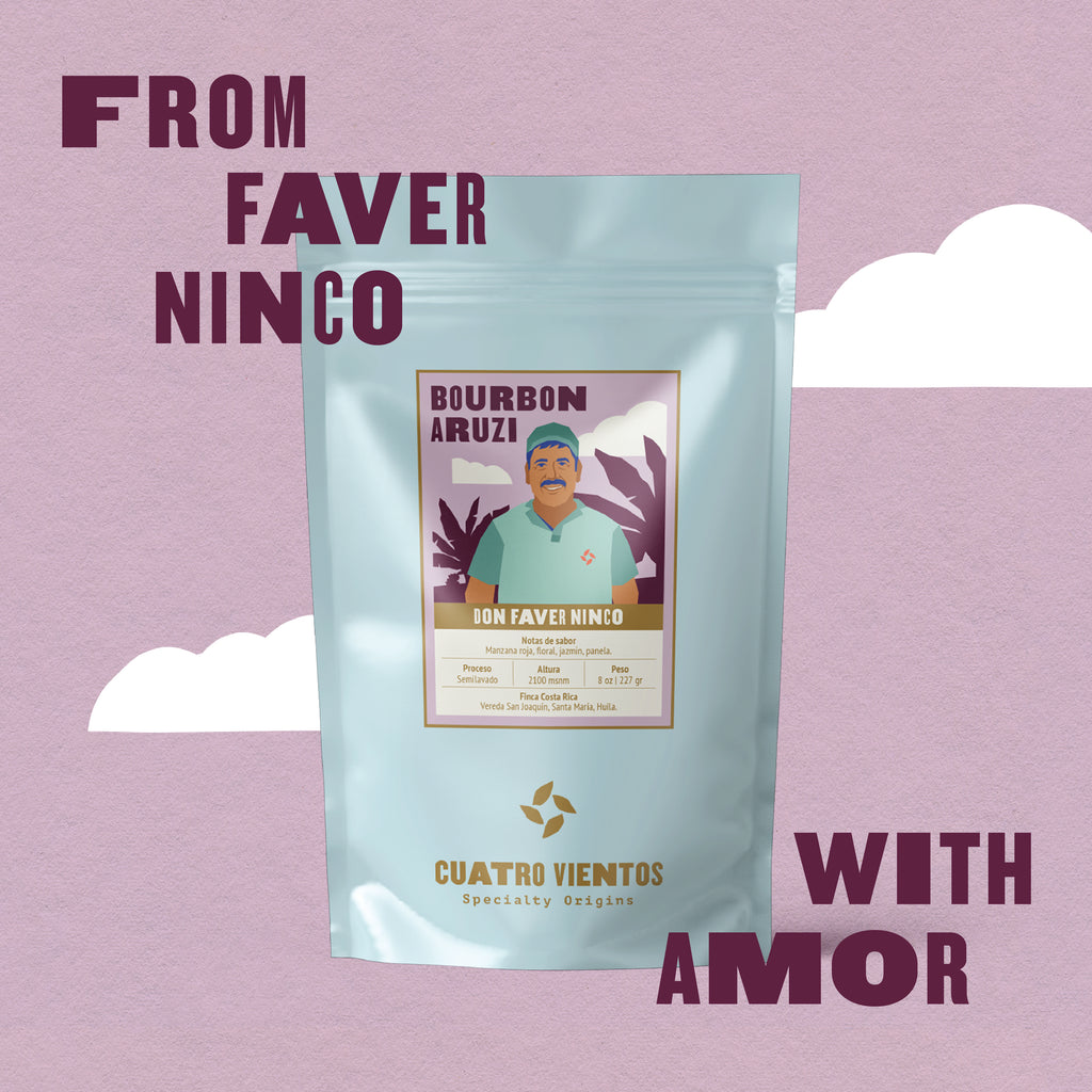 Bourbon Aruzi Semilavado de Faver Ninco